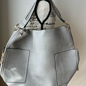 Elegant Gray Tote Bag